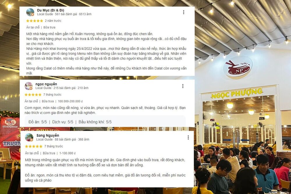 Đánh giá của thực khách về Cơm niêu Ngọc Phượng